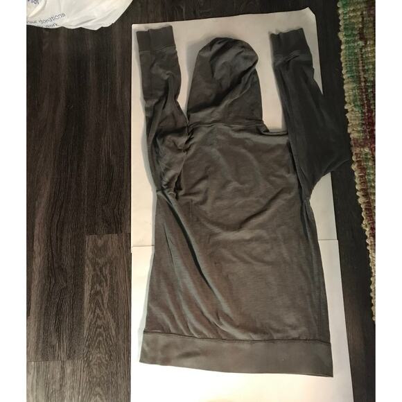 American Eagle Outfitters Gray Men's Hoodie M Casual Streetwear Minimalist - Picture 6 of 12